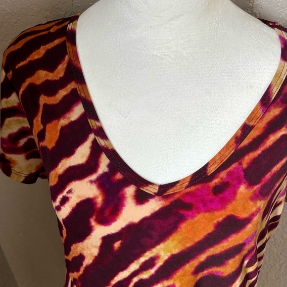 Karen Kane vintage Multicolor Tie-Dye Blouse - Picture 4 of 6